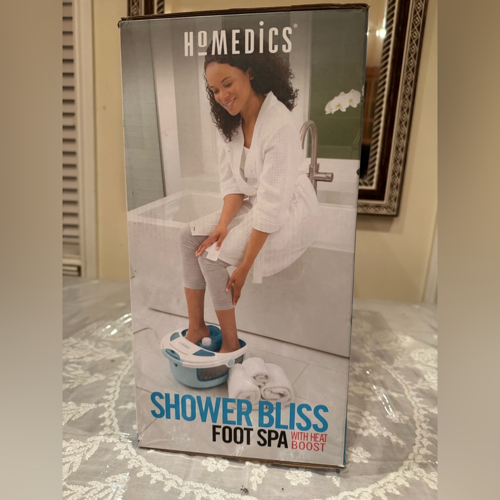 Homedics Shower Bliss FOOT SPA with heat boost. - Picture 5 of 11